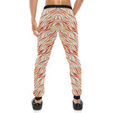 Fire flame watercolor pattern Unisex Casual Sweatpants
