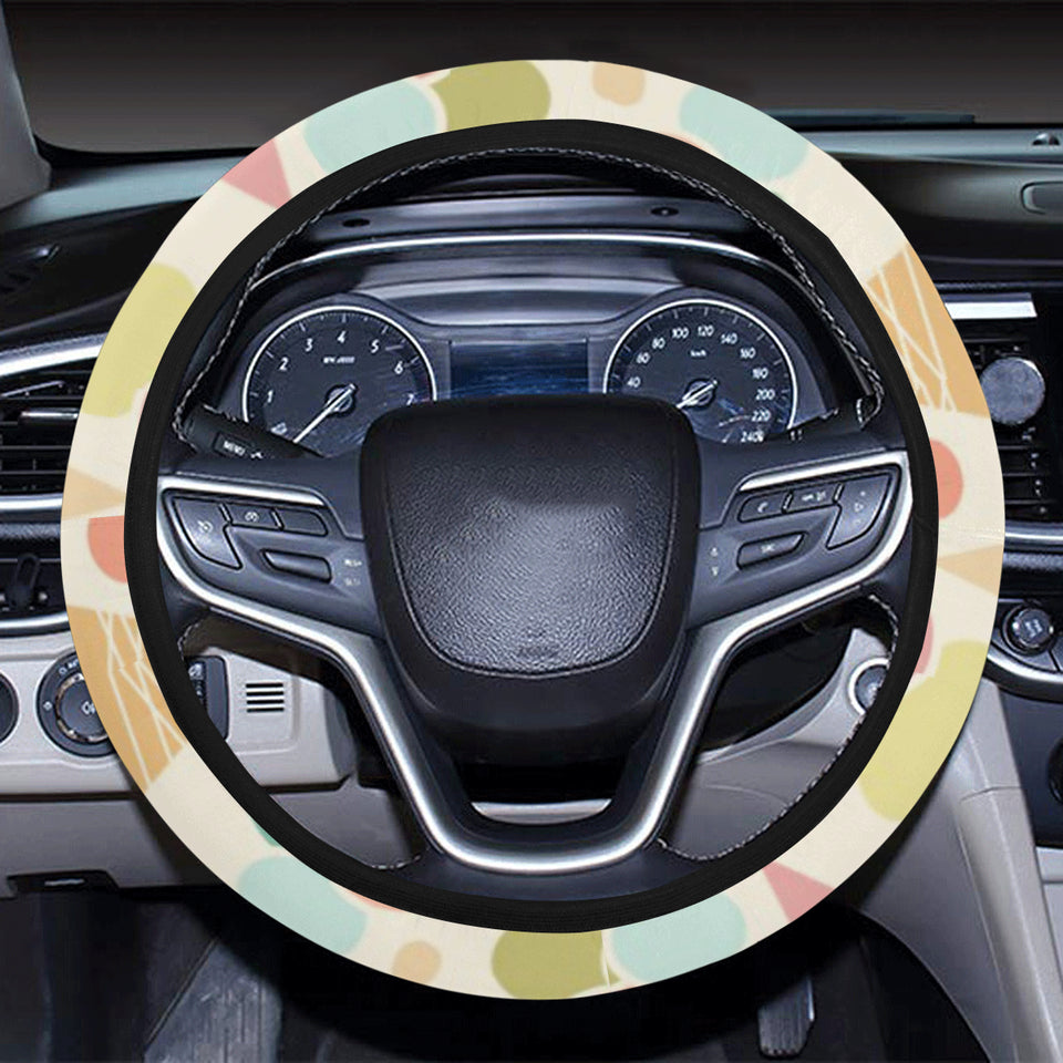 Ice cream cone pattern Car Steering Wheel Cover