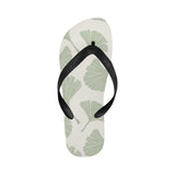 Ginkgo leaves pattern Unisex Flip Flops