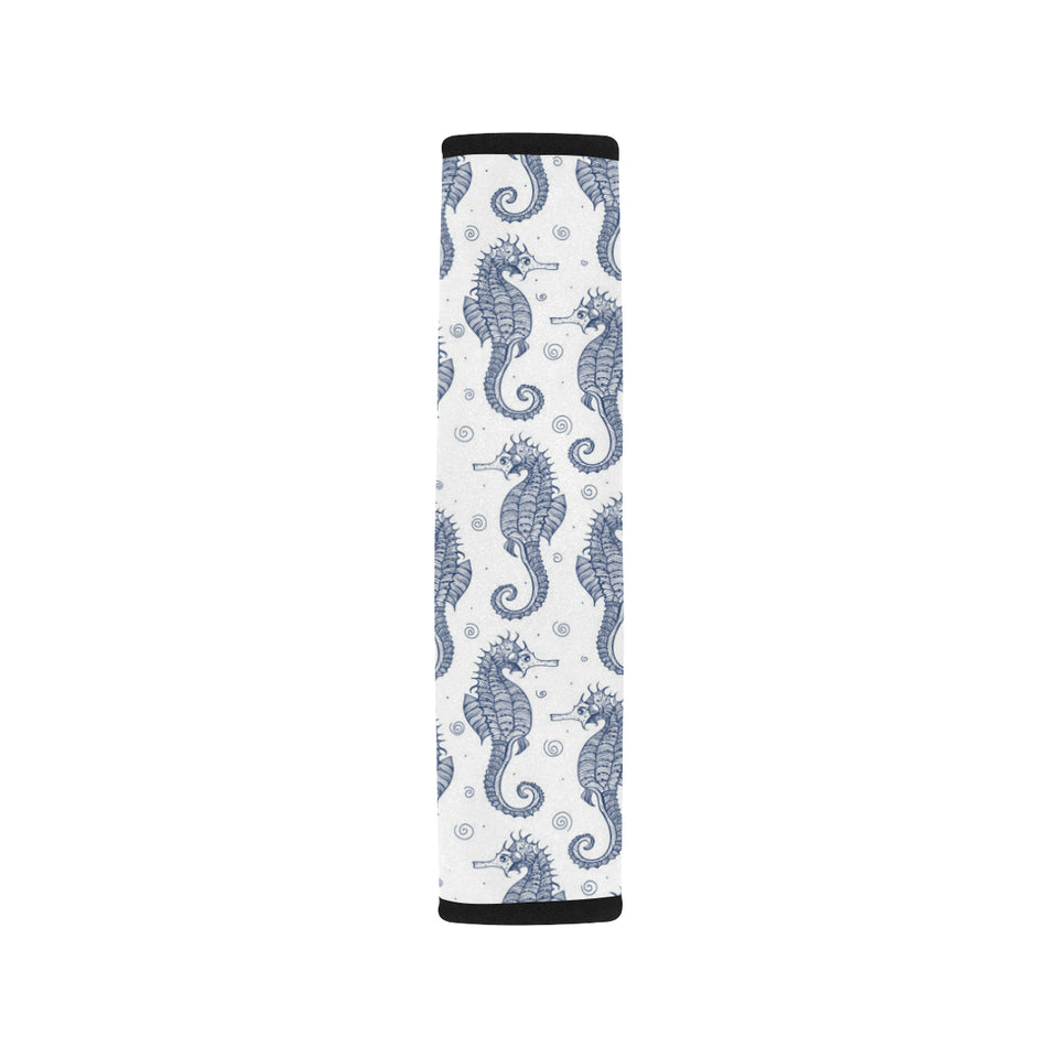 Seahorse pattern background Car Seat Belt Cover