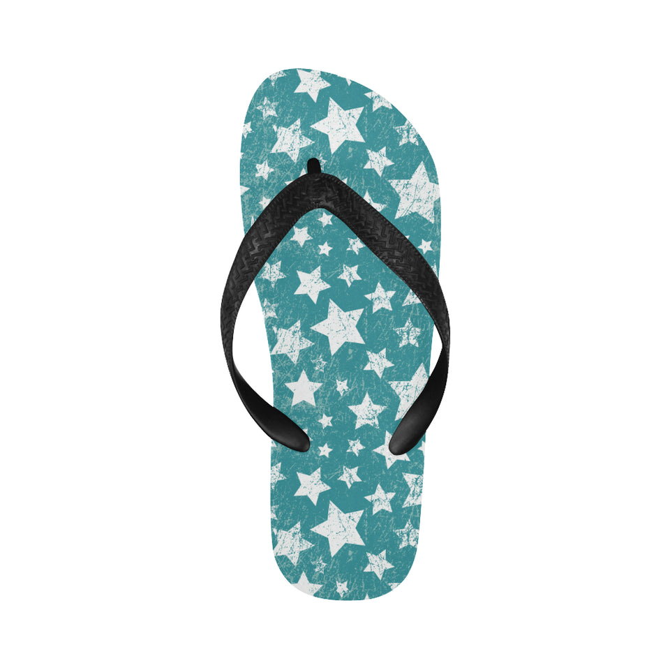 Vintage star pattern Unisex Flip Flops