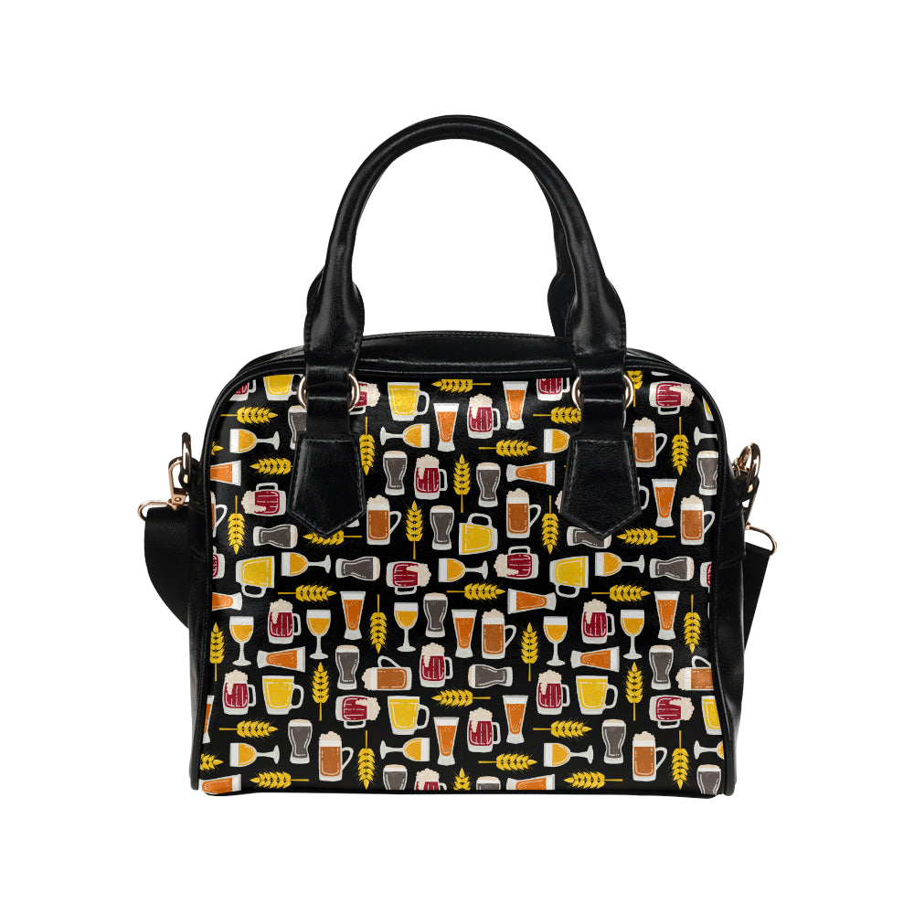 Beer type pattern Shoulder Handbag