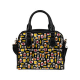 Beer type pattern Shoulder Handbag