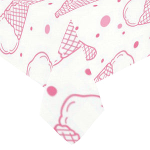 Hand drawn ice cream pattern Tablecloth