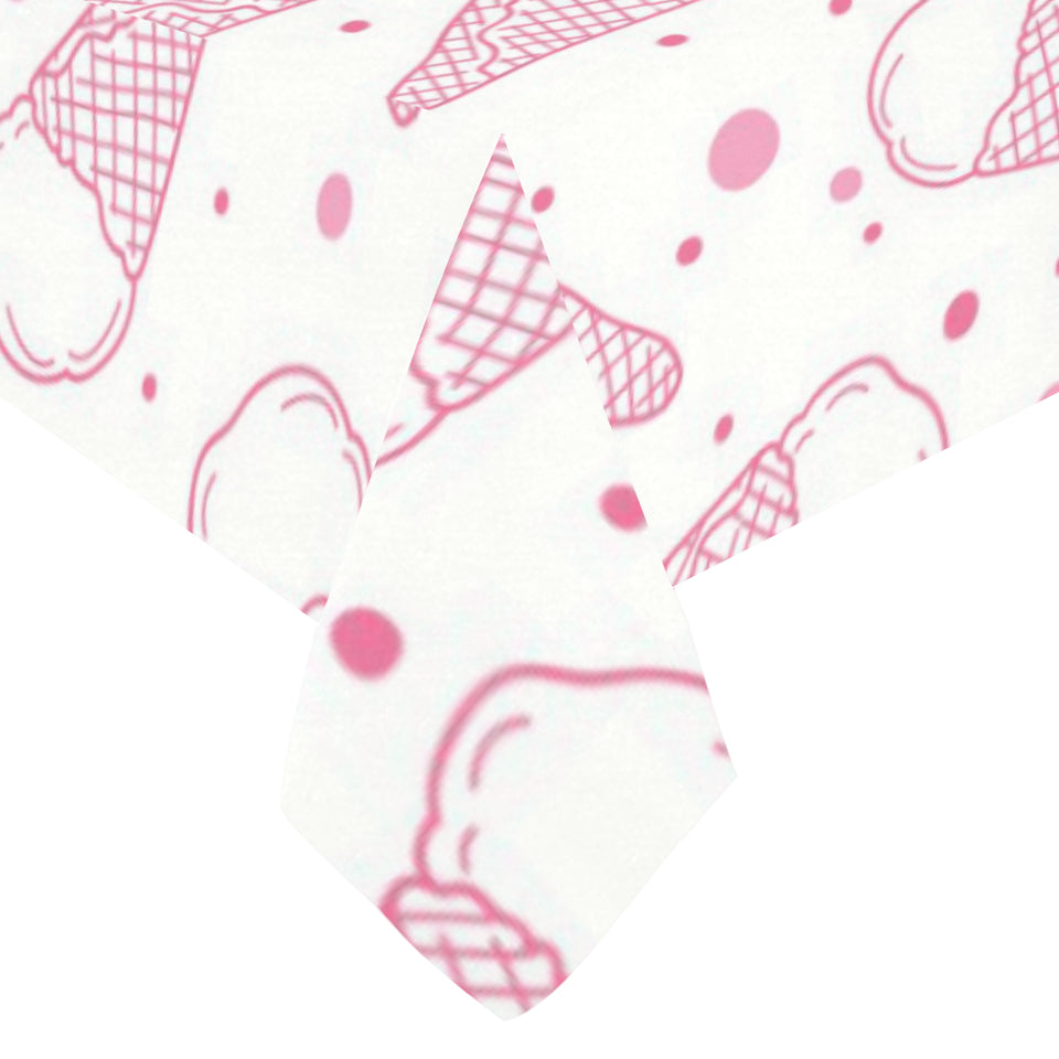 Hand drawn ice cream pattern Tablecloth