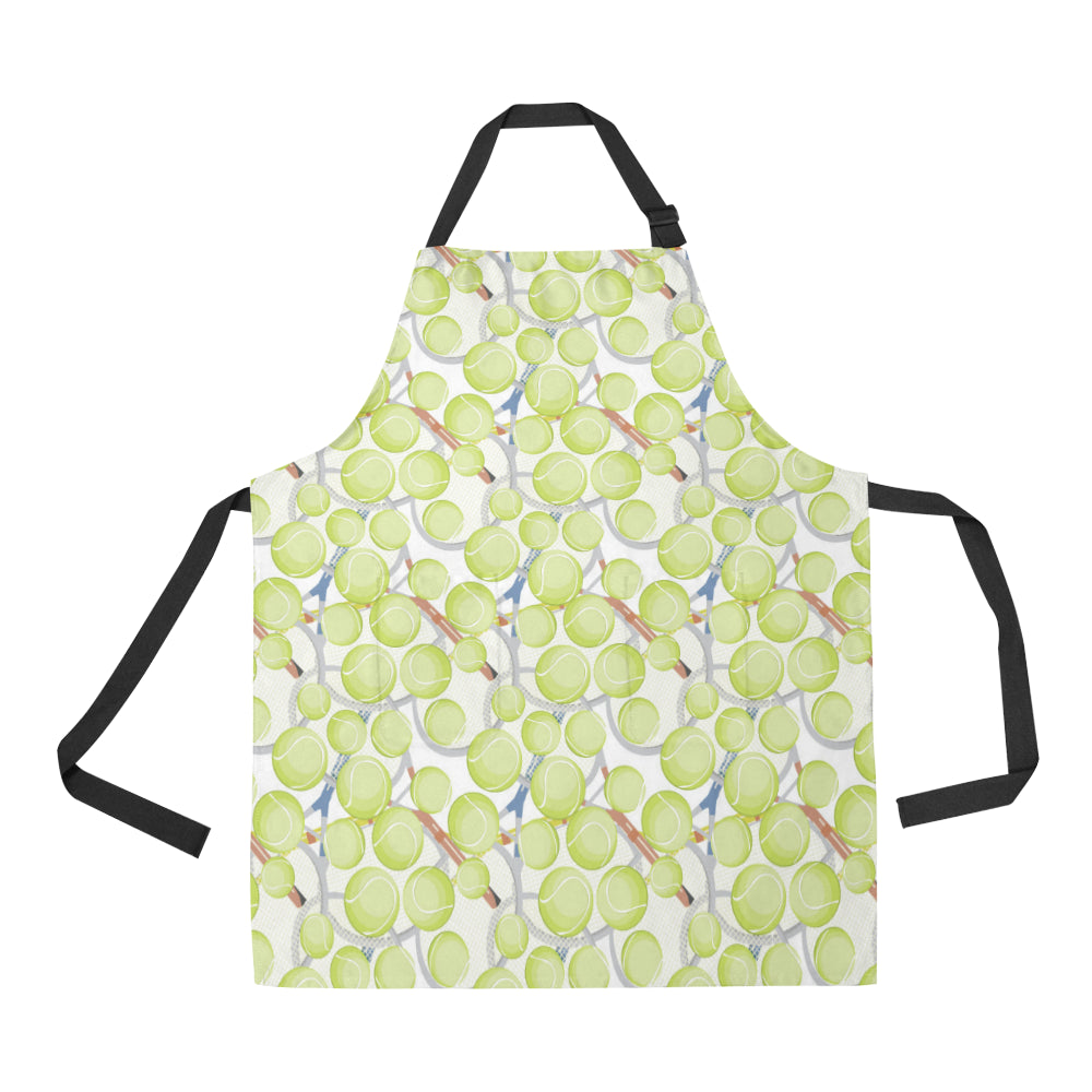 Tennis Pattern Print Design 01 All Over Print Adjustable Apron