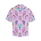 Cute ice cream cone animal pattern Men's All Over Print Hawaiian Shirt