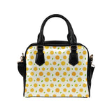 oranges leaves pattern Shoulder Handbag