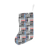 Skate Board Pattern Print Design 04 Christmas Stocking