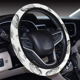 Pigeon Pattern Print Design 05 Car Steering Wheel Cover