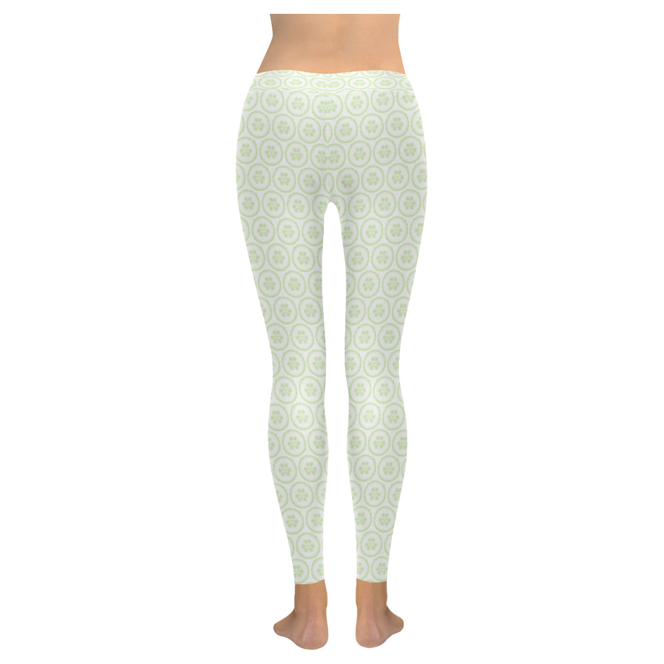 Cucumber pattern background Women's Legging Fulfilled In US