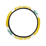 lemon design pattern Car Steering Wheel Cover