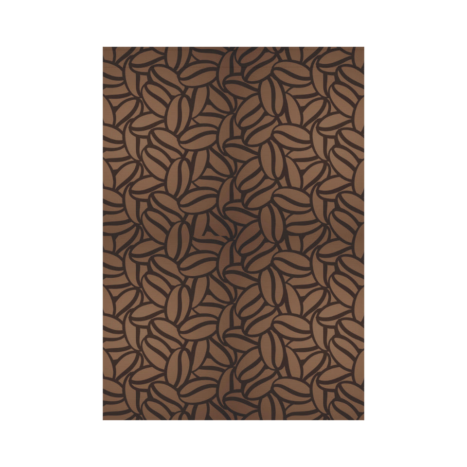 coffee bean pattern House Flag Garden Flag