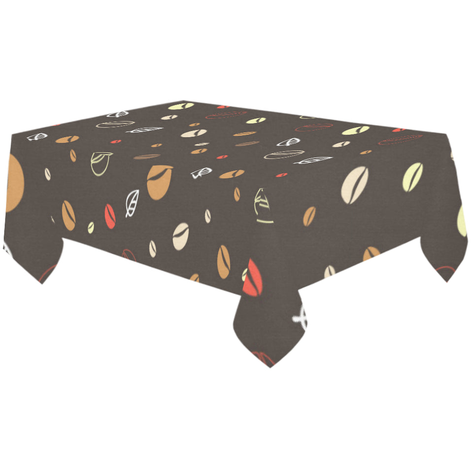 Coffee bean leave pattern Tablecloth