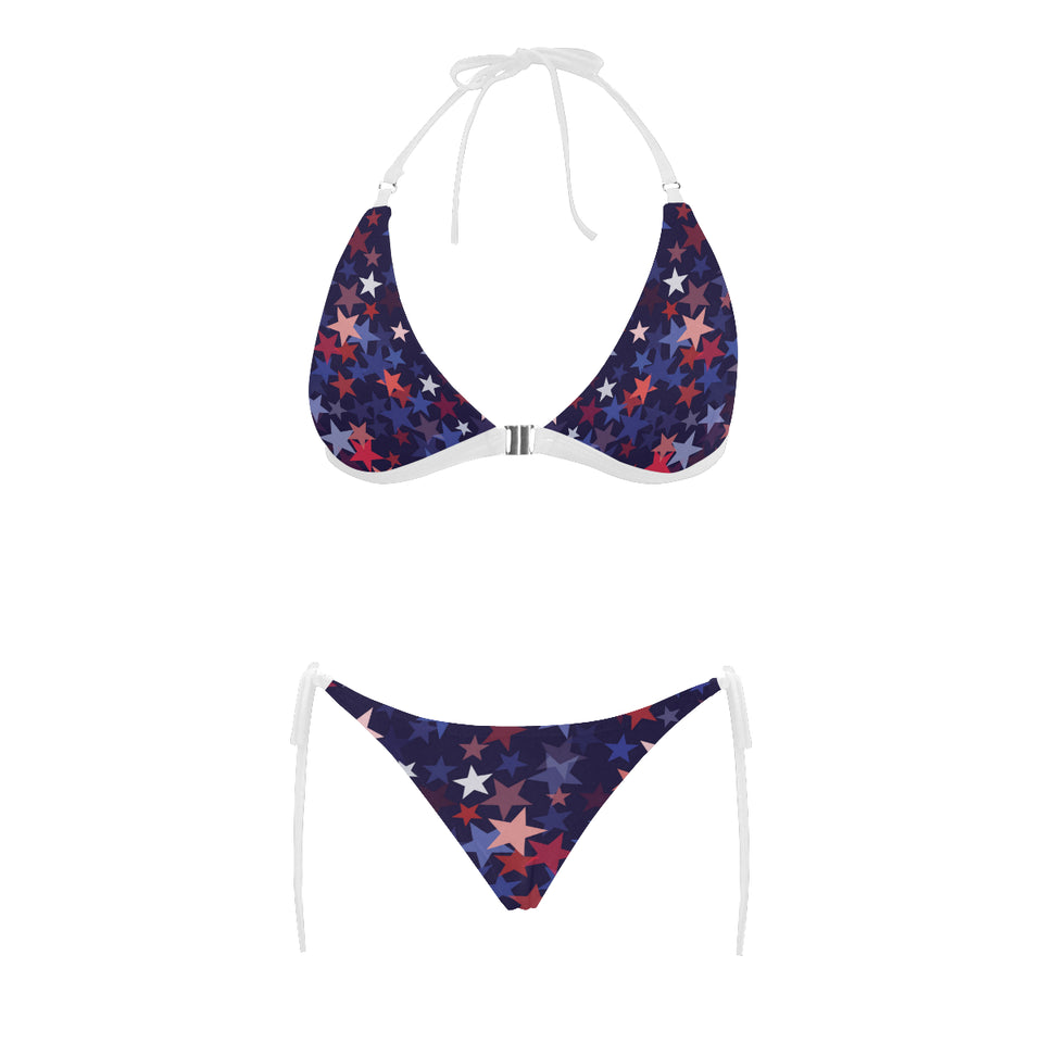 Red blue star pattern Sexy Bikinis Two-Piece Swimsuits