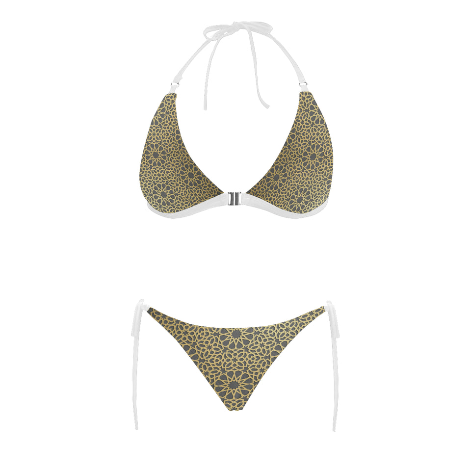 arabic star gold pattern Sexy Bikinis Two-Piece Swimsuits