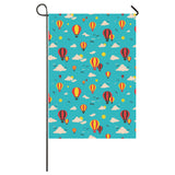 Hot Air Balloon Sky Pattern House Flag Garden Flag