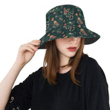 Snake forest pattern Unisex Bucket Hat