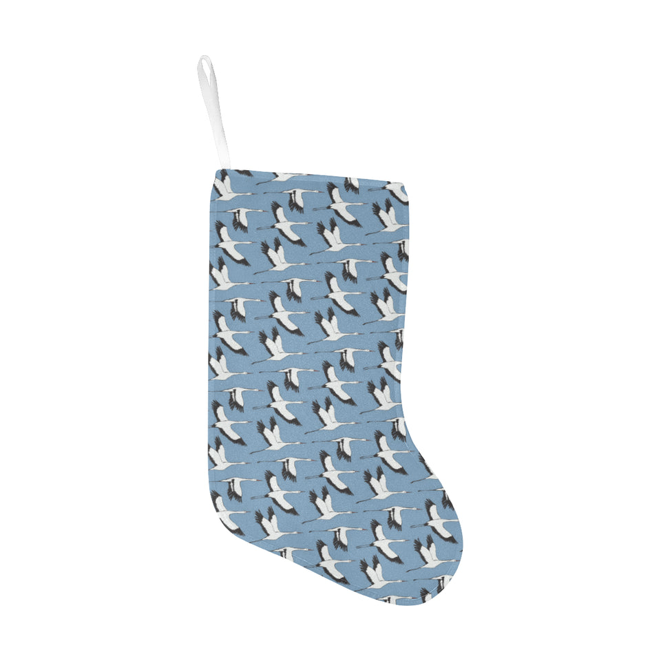 Seagull Pattern Print Design 04 Christmas Stocking