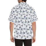 Swallow Pattern Print Design 05 Men's All Over Print Hawaiian Shirt (Model T58)