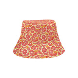 Tropical grapefruit pattern Unisex Bucket Hat