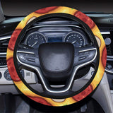 Pizza texture pattern Car Steering Wheel Cover