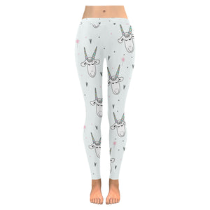 Cute goat design pattern Women's Legging Fulfilled In US