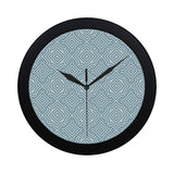 arabic pattern Elegant Black Wall Clock
