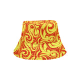 Fire flame design pattern Unisex Bucket Hat