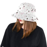 Poodle dog rose cake pattern Unisex Bucket Hat