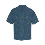 Swordfish Pattern Print Design 02 Men's All Over Print Hawaiian Shirt (Model T58)