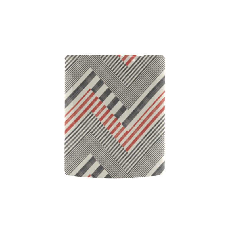 zigzag chevron striped pattern Morphing Mug Heat Changing Mug