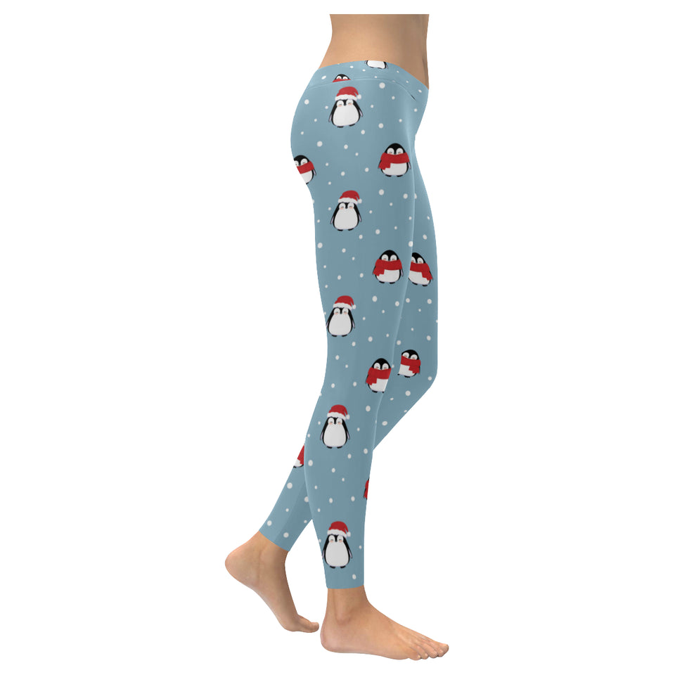 Cute penguin christmas snow pattern Women's Legging Fulfilled In US
