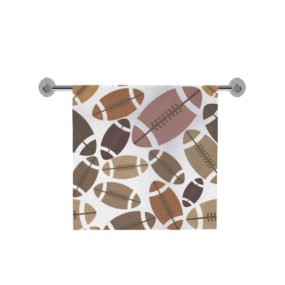 American football ball pattern Bath Towel