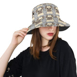 Happy pug pattern Unisex Bucket Hat