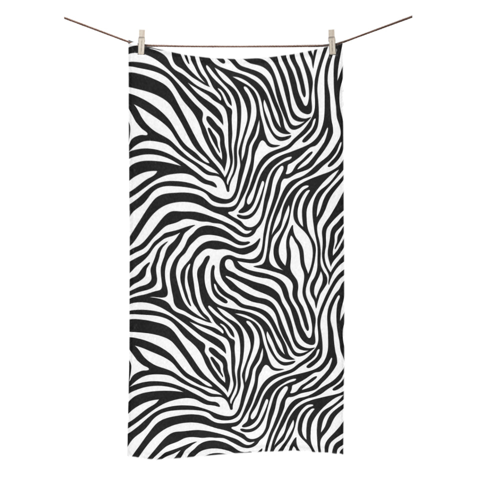 Zebra skin pattern Bath Towel