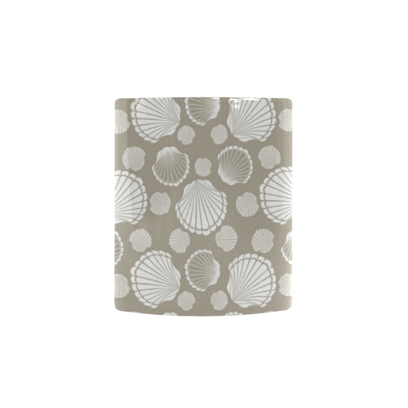 Scallop shell pattern Morphing Mug Heat Changing Mug
