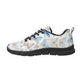 blue butterfly pattern Men's Sneaker Shoes