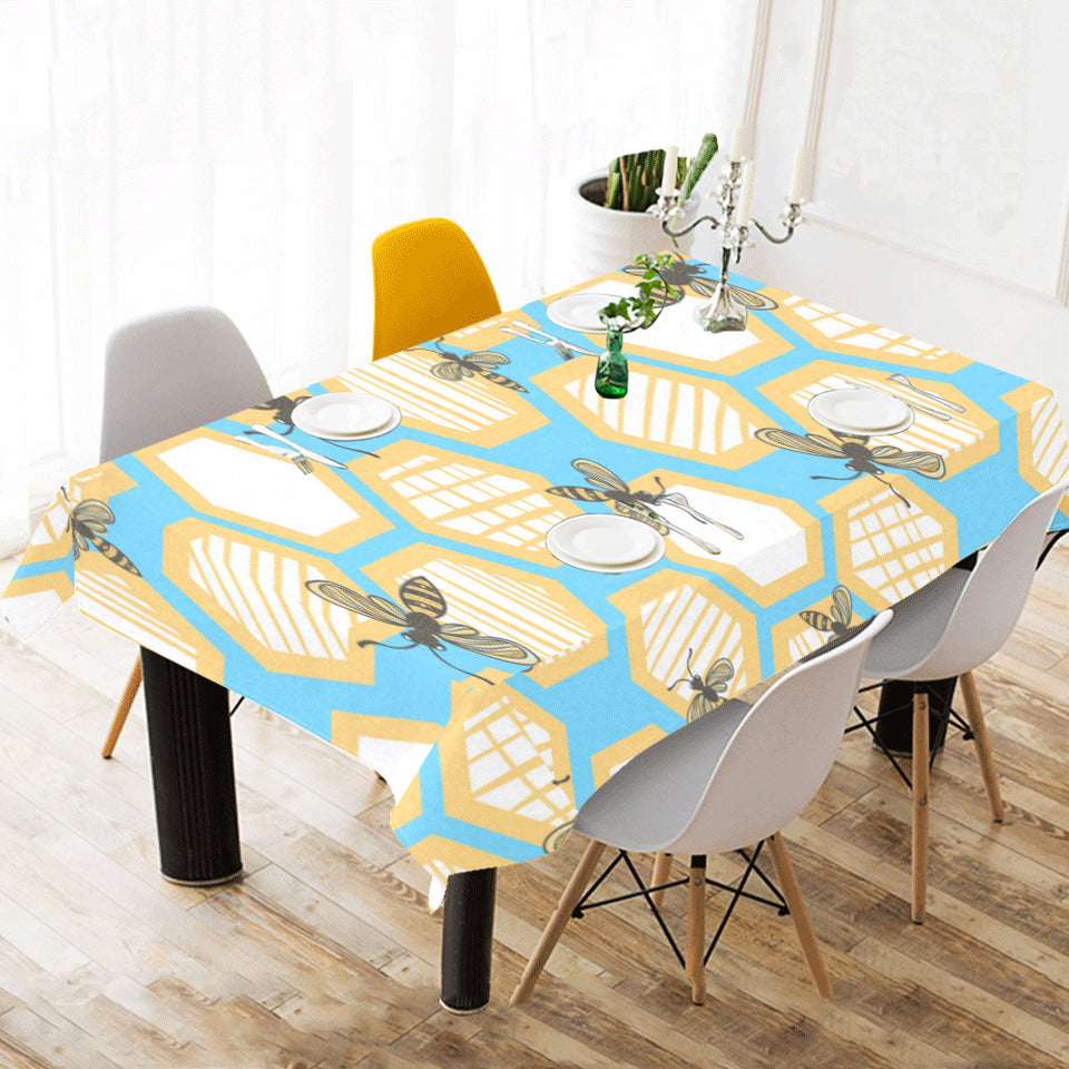 Bee honeycomb pattern Tablecloth