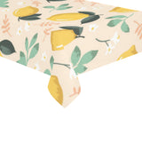 lemon flower leave pattern Tablecloth
