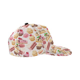 Cake cupcake sweets pattern All Over Print Snapback Cap