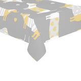 Cute dachshund dog pattern Tablecloth