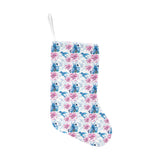 Hummingbird Pattern Print Design 02 Christmas Stocking