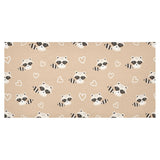 Cute raccoon heart pattern Tablecloth