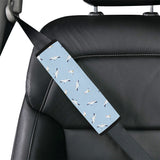 Seagull Pattern Print Design 02 Car Seat Belt Cover