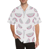 dragon fruit pattern Men's All Over Print Hawaiian Shirt