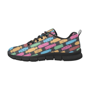 Skate Board Pattern Print Design 02 Women's Sneaker Shoes