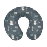 windmill tree pattern U-Shaped Travel Neck Pillow