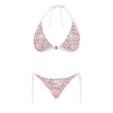 Japanese crane rose pattern Sexy Bikinis Two-Piece Swimsuits