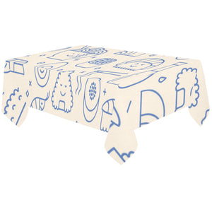 Cute sushi icon pattern Tablecloth
